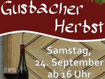 Gusbacher Herbst - Einladung