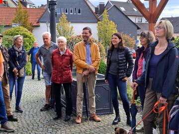 Einweihung der neuen Pergola