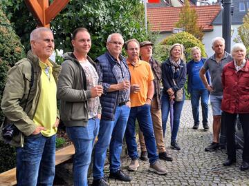 Einweihung der neuen Pergola