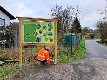 Infotafel Pfingstweidweg