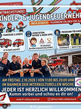 Mitmachstunde der Kinder- und Jugendfeuerwehr Oberjosbach 2026