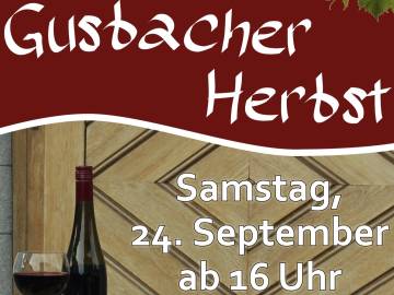 Gusbacher Herbst - Einladung
