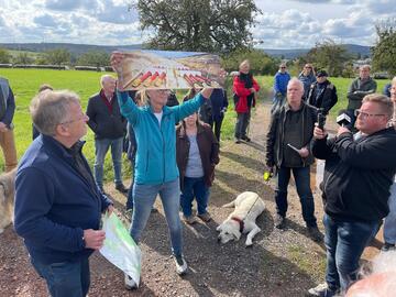 Trassenbegehung Rhein-Main-Link