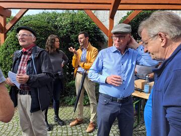 Pergola-Einweihung