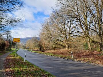 Freie Sicht Wildwechsel